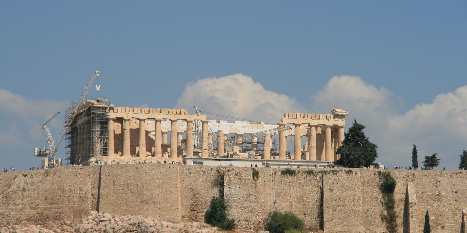 The Acropolis, seen from our office